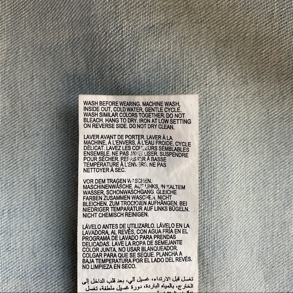 LOVE & LEGENDS Sleeveless Denim Jacket Size 14 - Picture 11 of 12